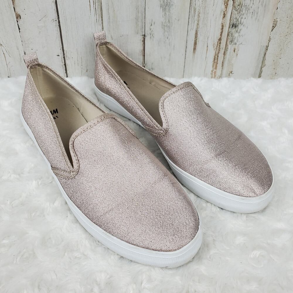 H&M Fashion Sneakers Sparkle Pink Size 10.5
